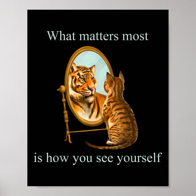 What S Most Is How You See Yourself Apparel  Poster (Front)