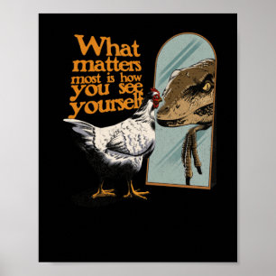 What S Most Is How You See Yourself Sticker  Poster