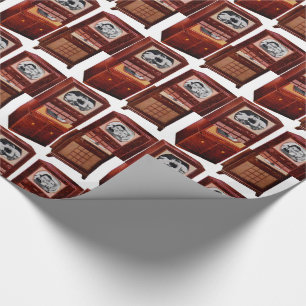 what’s on tv 1951 wrapping paper