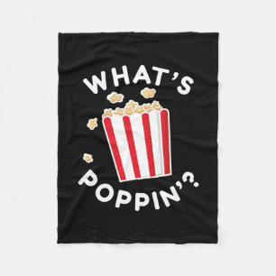 What’s Poppin’ Fleece Blanket