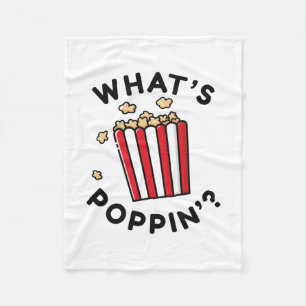 What’s Poppin’ Fleece Blanket