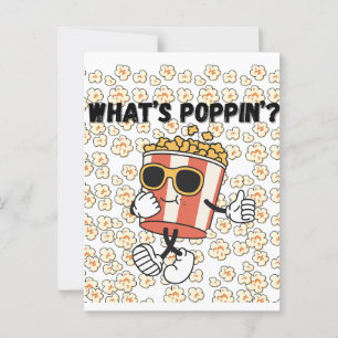 What’s Poppin’ Popcorn Postcard