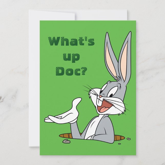 WHAT’S UP DOC?™ BUGS BUNNY™ Rabbit Hole Card (Front)