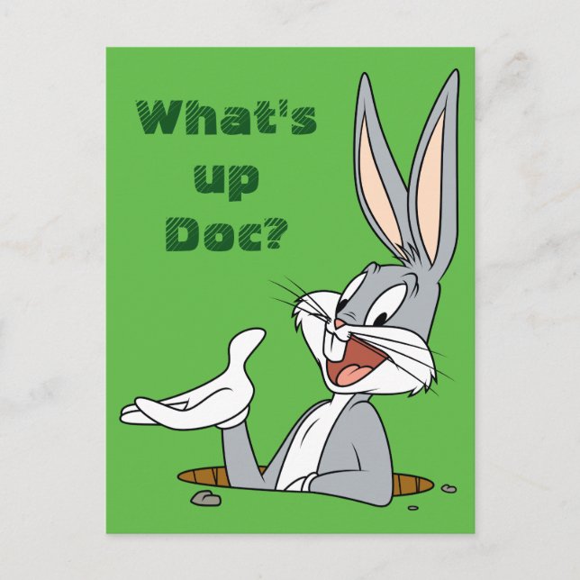 WHAT’S UP DOC?™ BUGS BUNNY™ Rabbit Hole Postcard (Front)