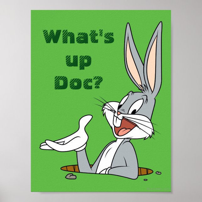 WHAT’S UP DOC?™ BUGS BUNNY™ Rabbit Hole Poster (Front)