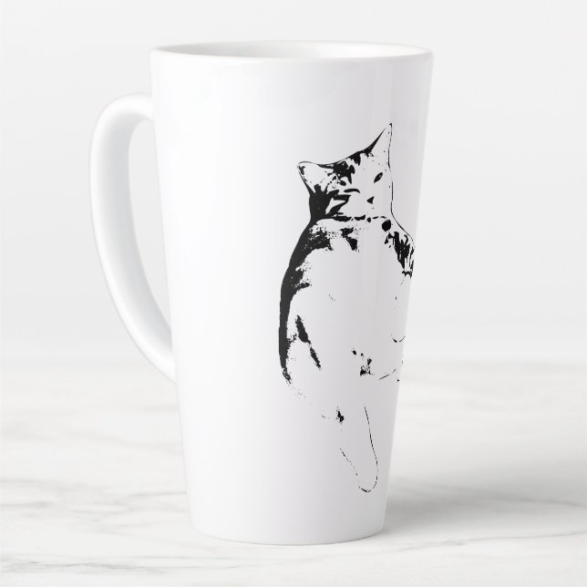 What’s Up, Human Latte Mug (Left Angle)