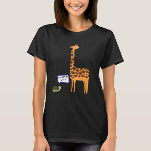 What s Up  Turtle and Giraffe T-Shirt