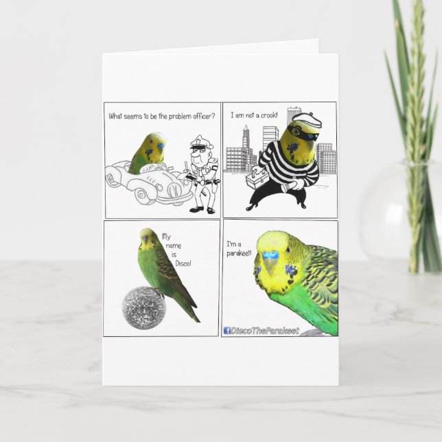 What Seems to be the Profficer? Greeting Card (Front)