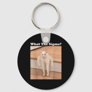 What Sigma Meme Cat Meme Internet Memes Funny Meme Keychain
