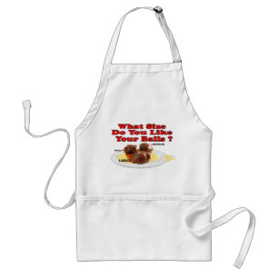 What Size Do You Like Your Balls ? (Meatballs) Standard Apron