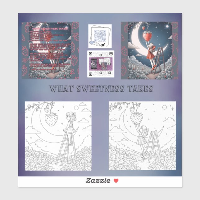 What Sweetness Takes Sticker (Sheet)