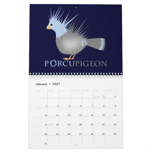 What The Animal 2013 Calendar (Jan 2027)