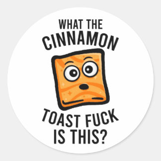 what the cinnamon toast crunch meme classic round sticker