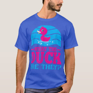 What The Duck Are They Twins Gender Reveal 846 T-Shirt