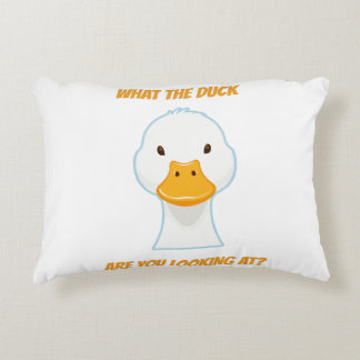 What the Duck Are You Looking At? Accent Pillow