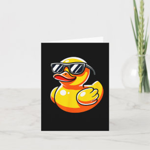 What The Duck Owner I Love Ducks Lover Funny Rubbe Card