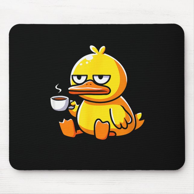 What The Duck Owner I Love Ducks Lover Funny Rubbe Mouse Pad (Front)