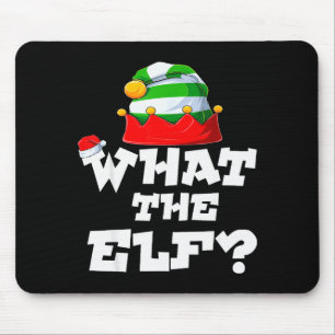 What The Elf _ Family Matching Christmas Group Paj Mouse Pad