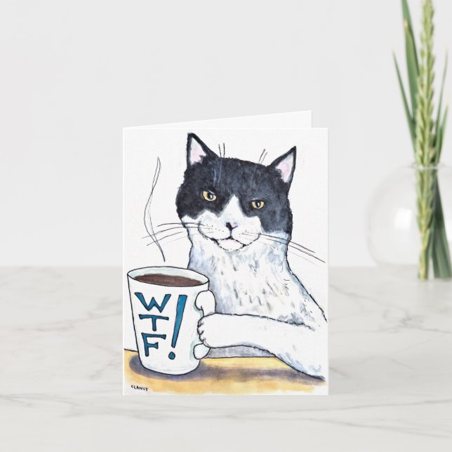 What The Feline Card (Front)