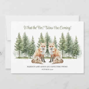 What The Fox Twins Are Coming Fox Theme Pregnancy Announcement