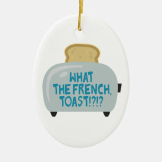 what the french toast ceramic ornament