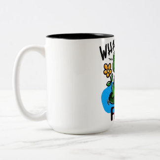 What the frog? Two-Tone coffee mug