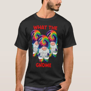 What The Gnome Merry Christmas Tie Dye Pajamas T-Shirt