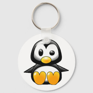 What the Heck Penguin Keychain