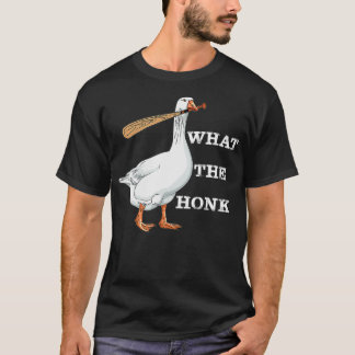 What The Honk Funny Duck Goose Vintage  T-Shirt