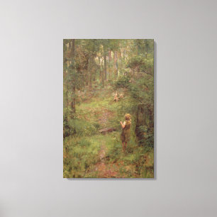 What the Little Girl Saw in the Bush, 1904 Canvas Print