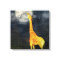 What the moon tastes like? Giraffe & Moon | Canvas