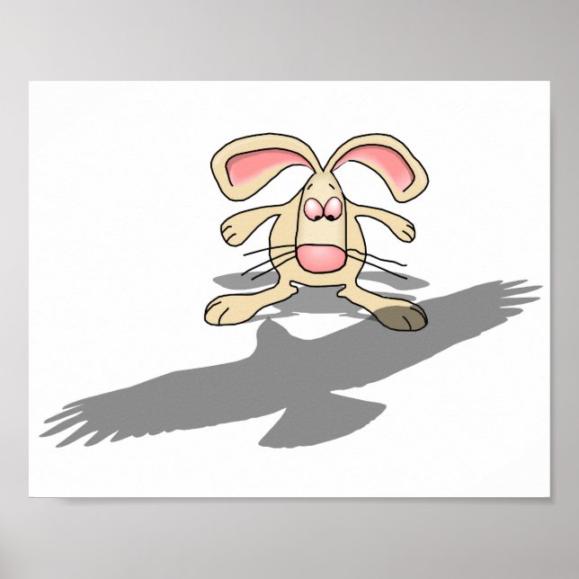What the...? Rabbit Cartoon Poster (Front)
