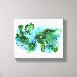 What the world needs now, framed wrapped canvas