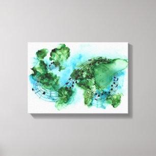 What the world needs now, framed wrapped canvas