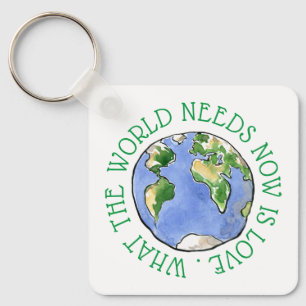 What the world needs now is love keychain