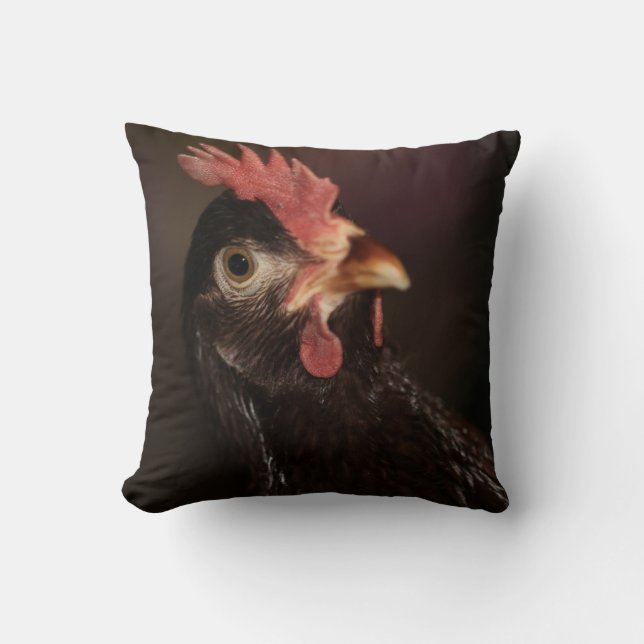 What? Throw Pillow (Front)