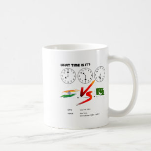 What Time Is India Vs Pakistan Cricket T20 New Yor Coffee Mug
