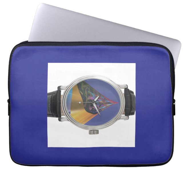 What Time Is It? Decorative  Laptop Sleeve (Front)