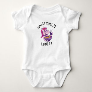 What time is lunch baby bodysuit