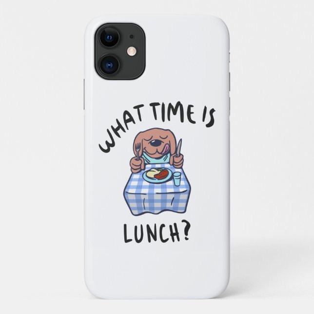 What time is lunch Case-Mate iPhone case (Back)