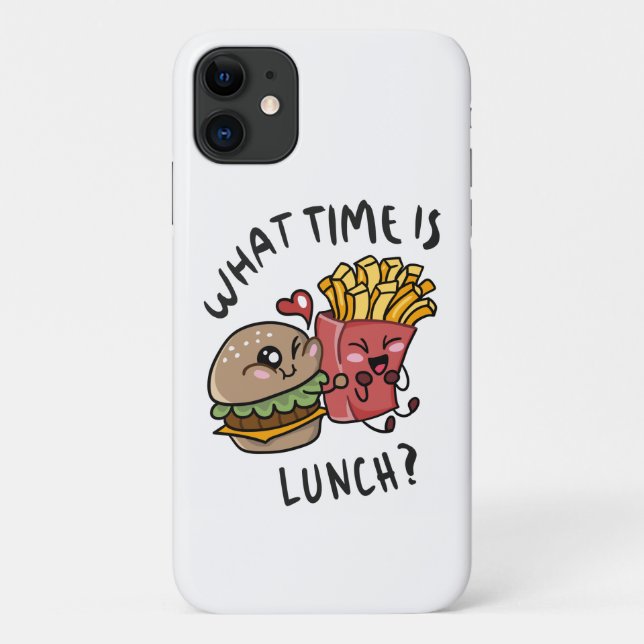 What time is lunch Case-Mate iPhone case (Back)