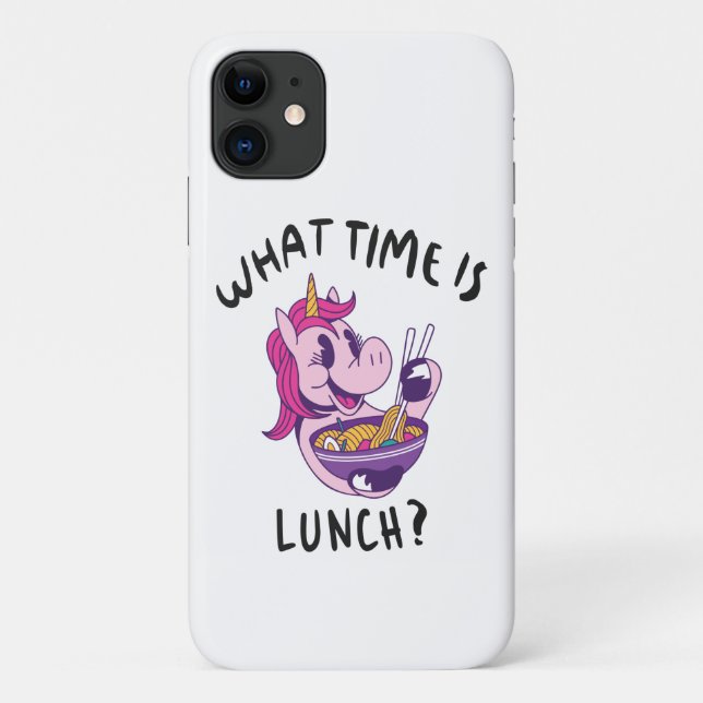 What time is lunch Case-Mate iPhone case (Back)