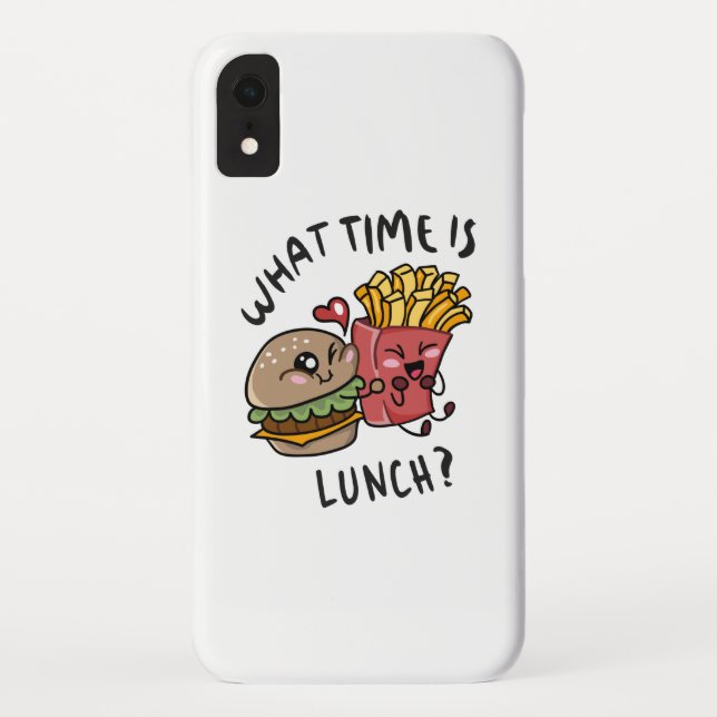 What time is lunch Case-Mate iPhone case (Back)