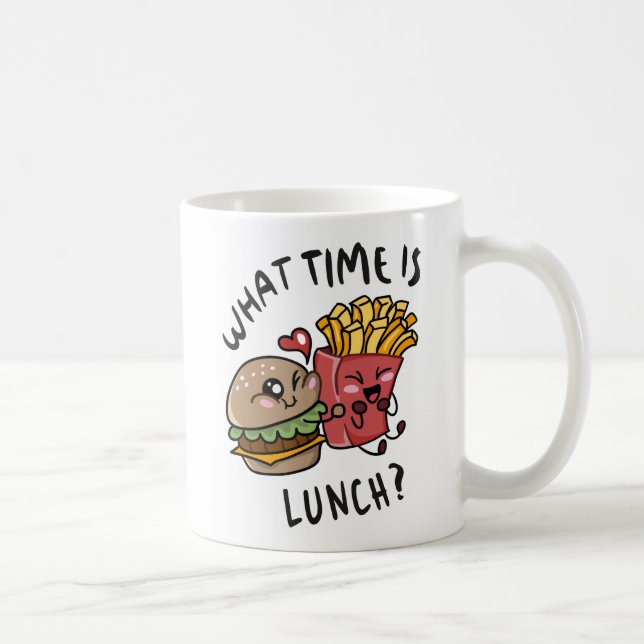 What time is lunch coffee mug (Right)