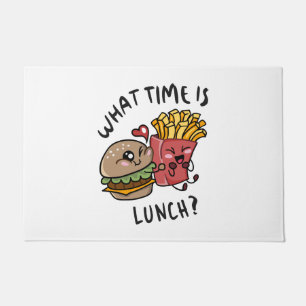 What time is lunch doormat