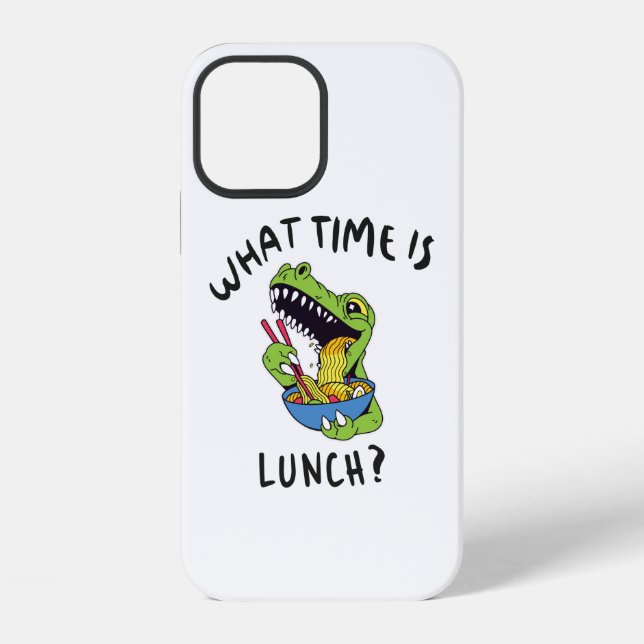 What time is lunch iPhone case (Back)