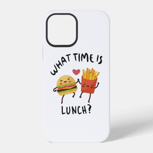 What time is lunch iPhone case (Back)