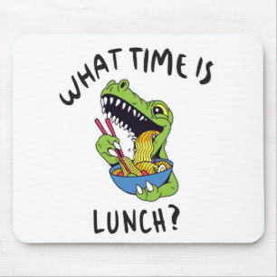 What time is lunch mouse pad