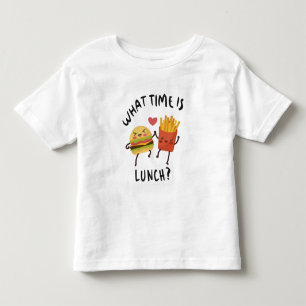 What time is lunch toddler t-shirt