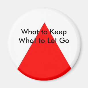 What to Keep What to Let Go The MUSEUM Zazzle Gift Magnet